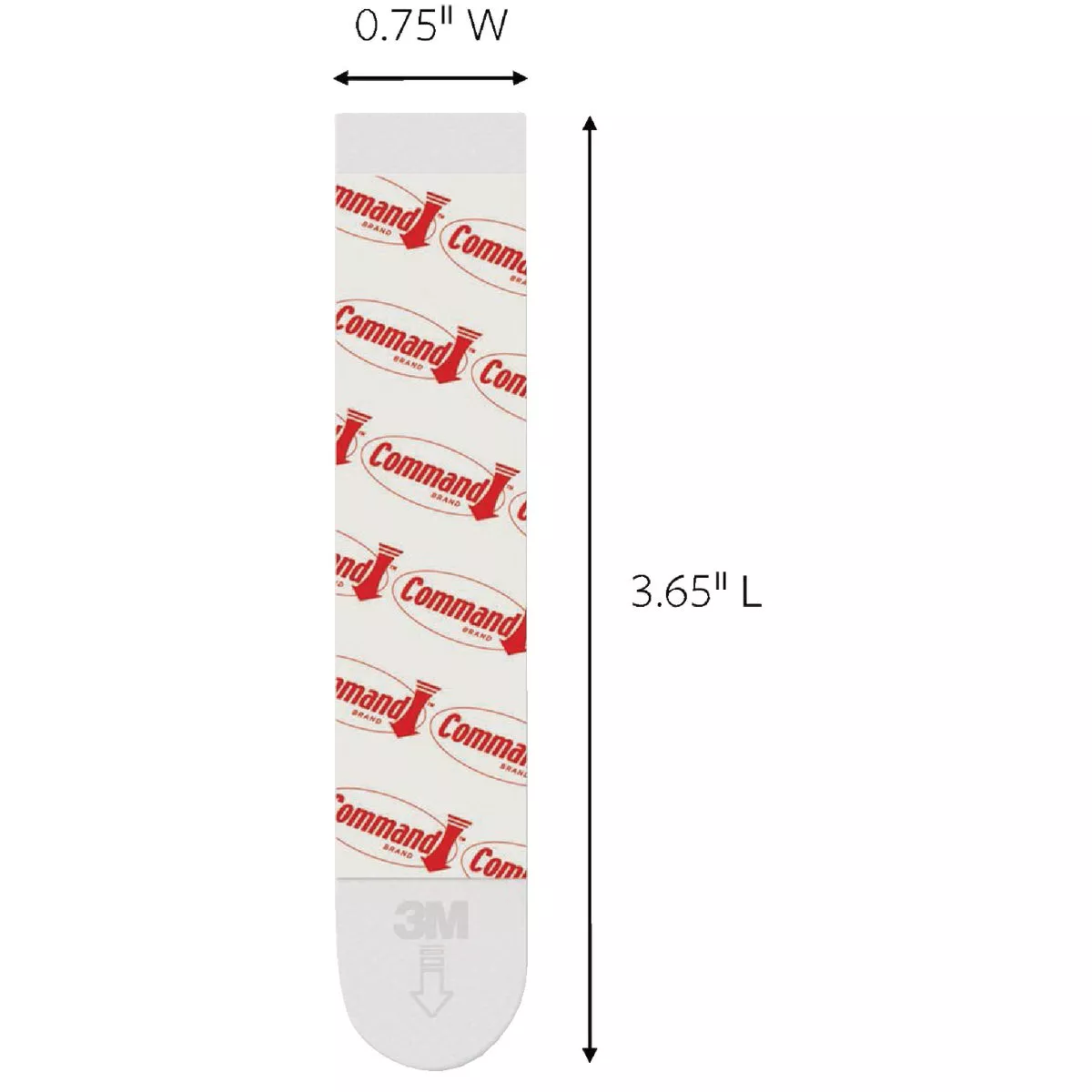Command Large Adhesive Strips, White, 8 Strips - photo 5