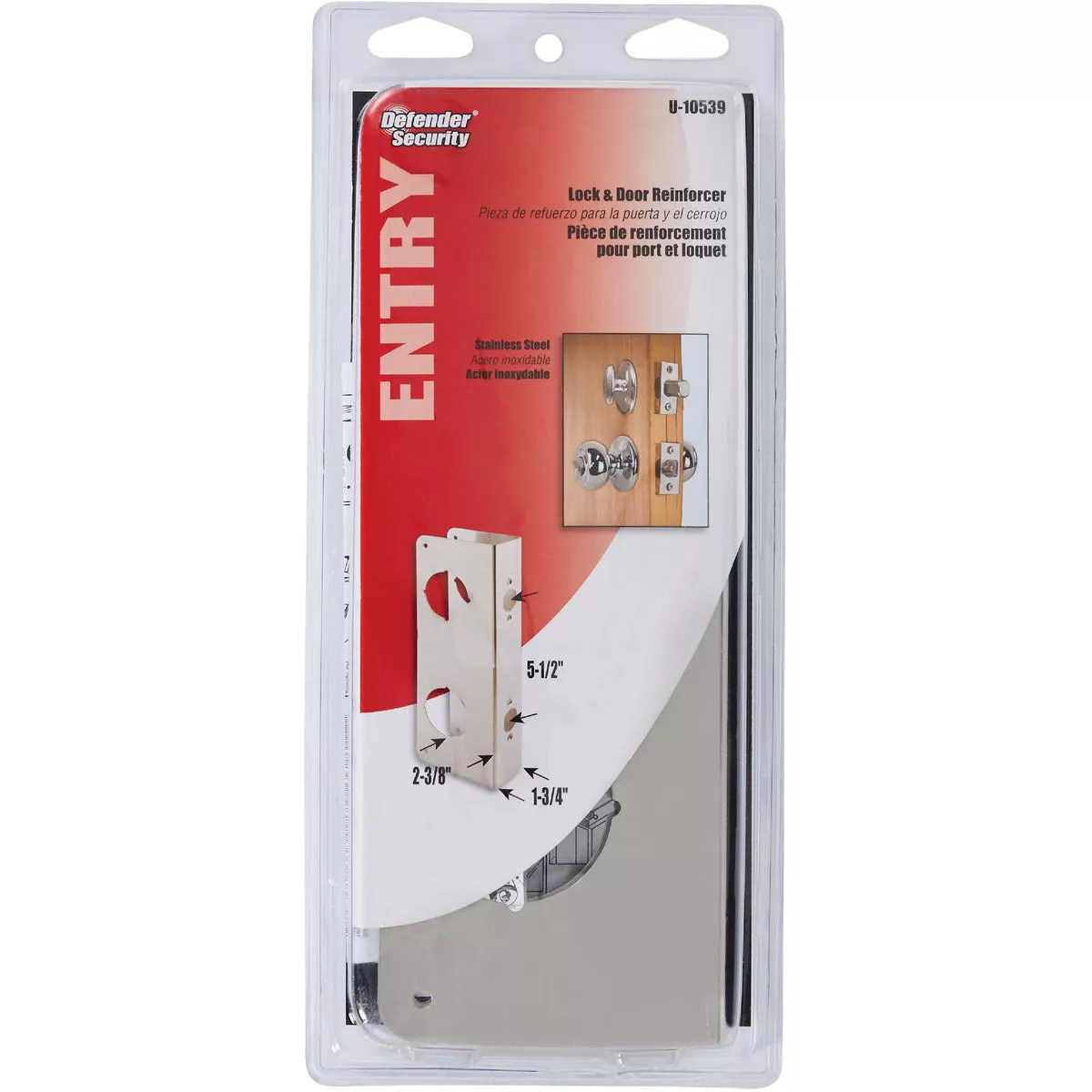 Defender Security Stainless Steel Door Reinforcer - photo 2