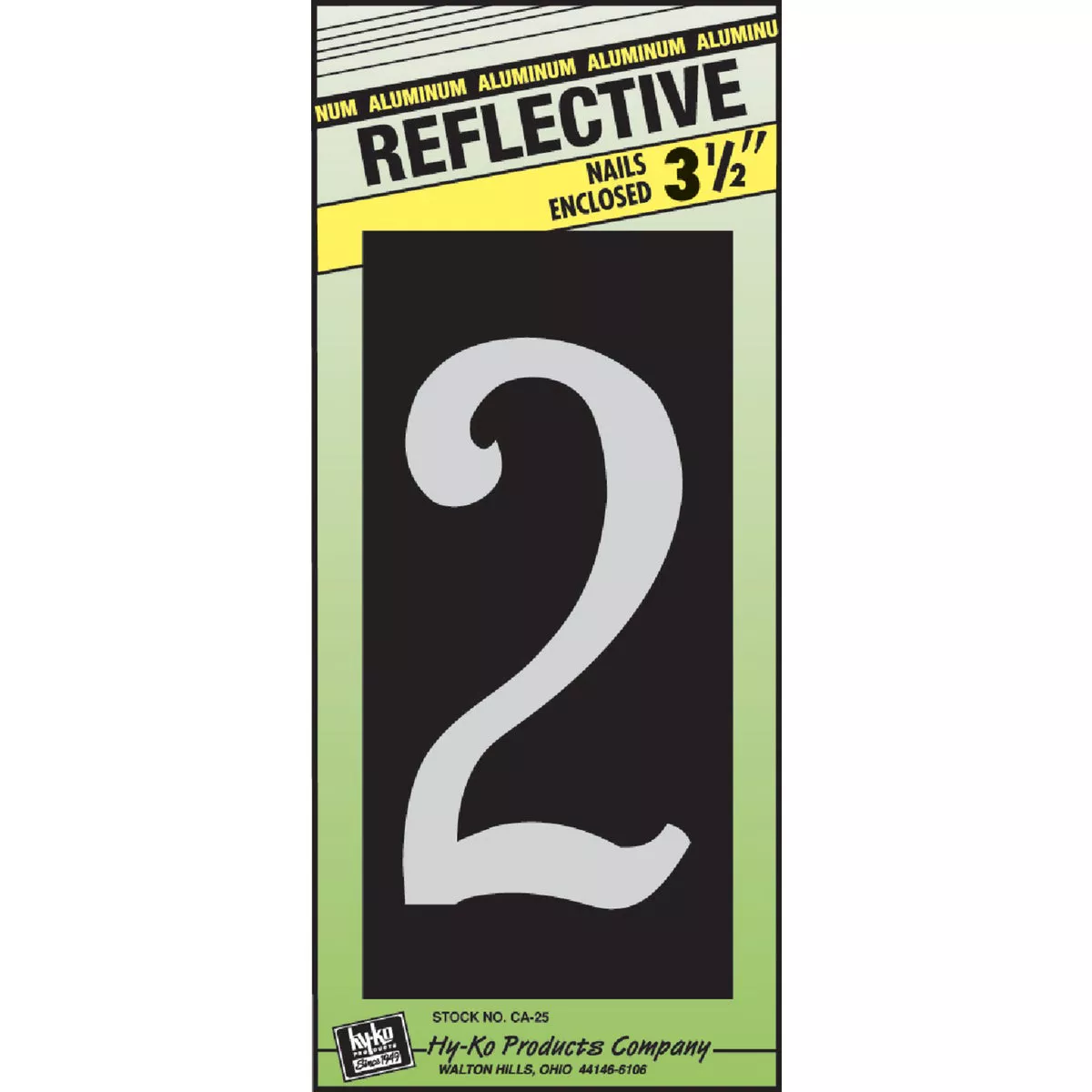 Hy-Ko 3-1/2 In. White House Number Two