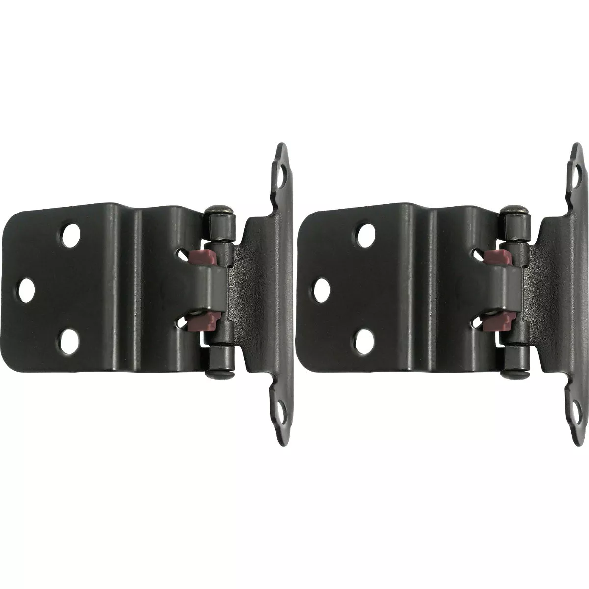 Laurey 3/8 In. Matte Black Inset Self-Closing Hinge (2-Pack) - photo 3