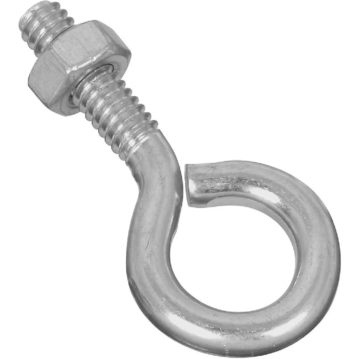 National Hardware 1/4 In. x 2 In. Zinc Eye Bolt with Hex Nut
