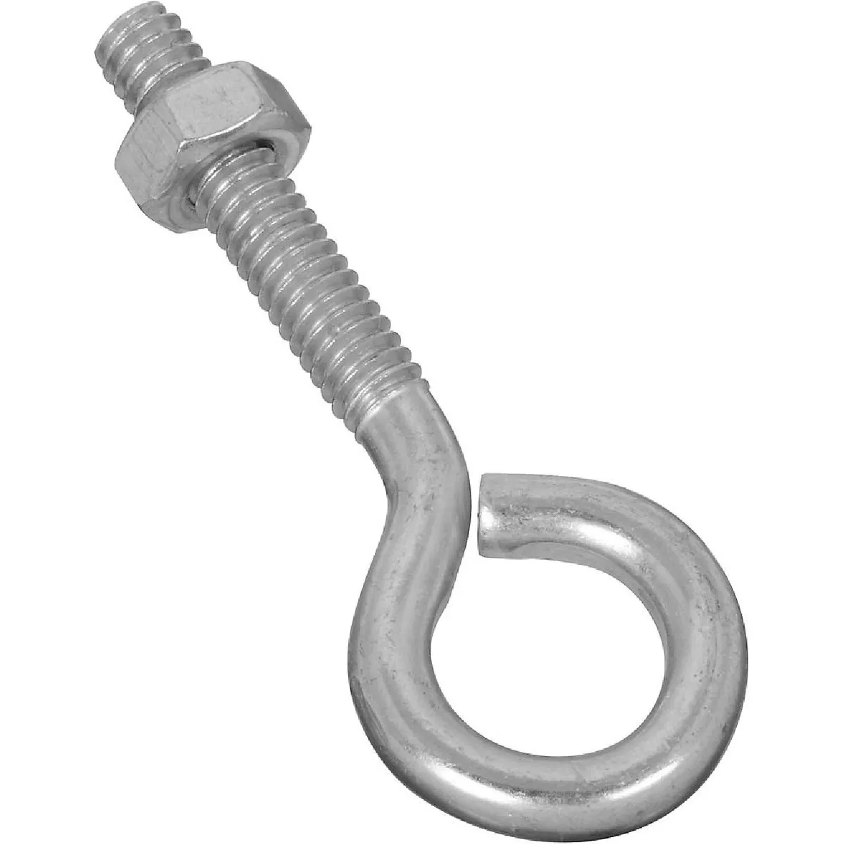 National Hardware 1/4 In. x 2-1/2 In. Zinc Eye Bolt with Hex Nut