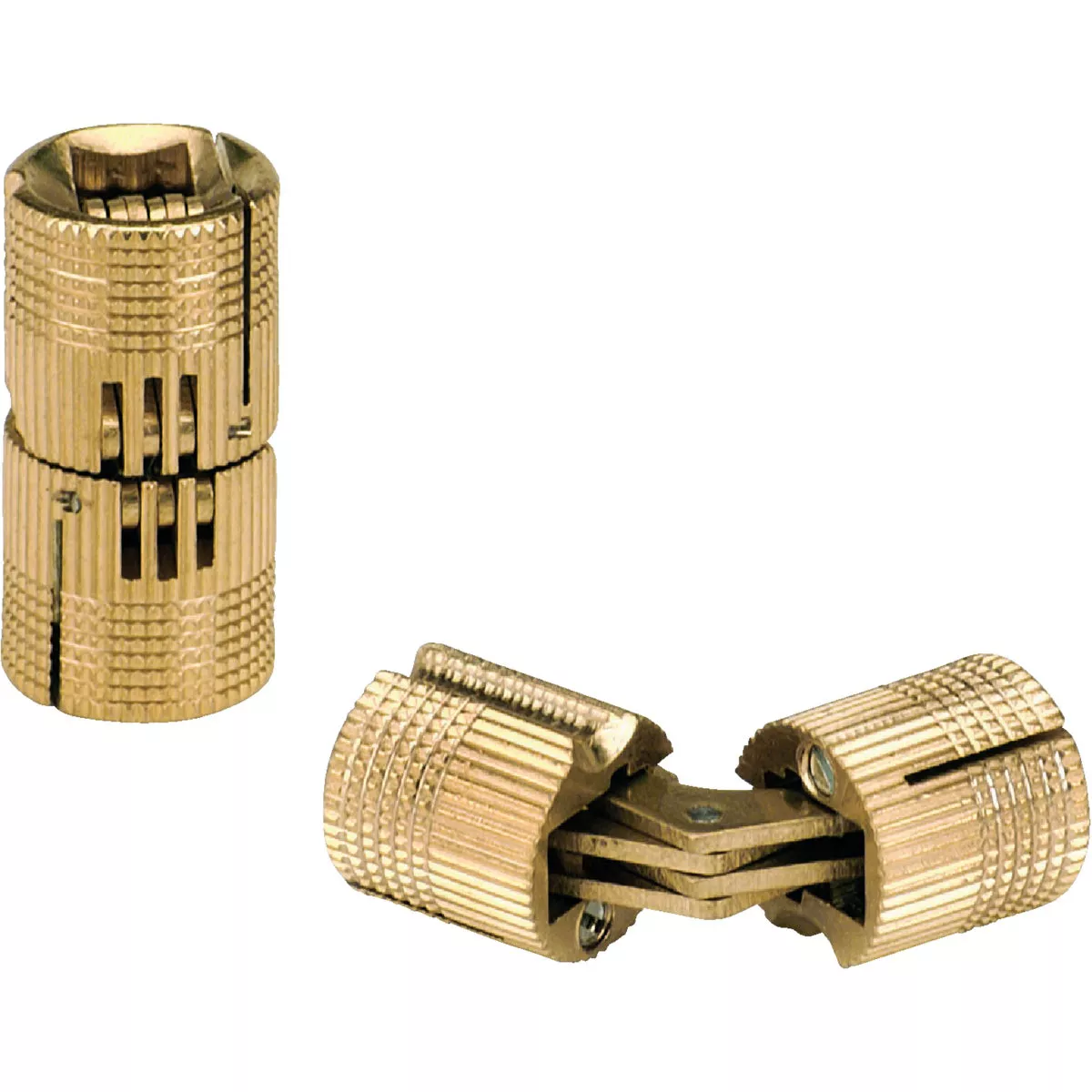 SOSS Solid Brass 3/4 In. Invisible Barrel Hinge, (2-Pack)
