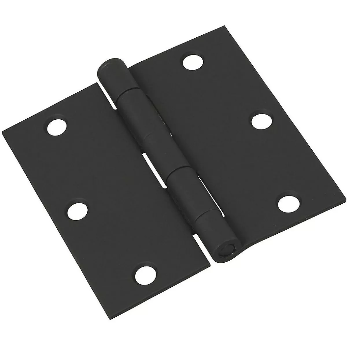 National Hardware 3-1/2 In. Square Black Door Hinge