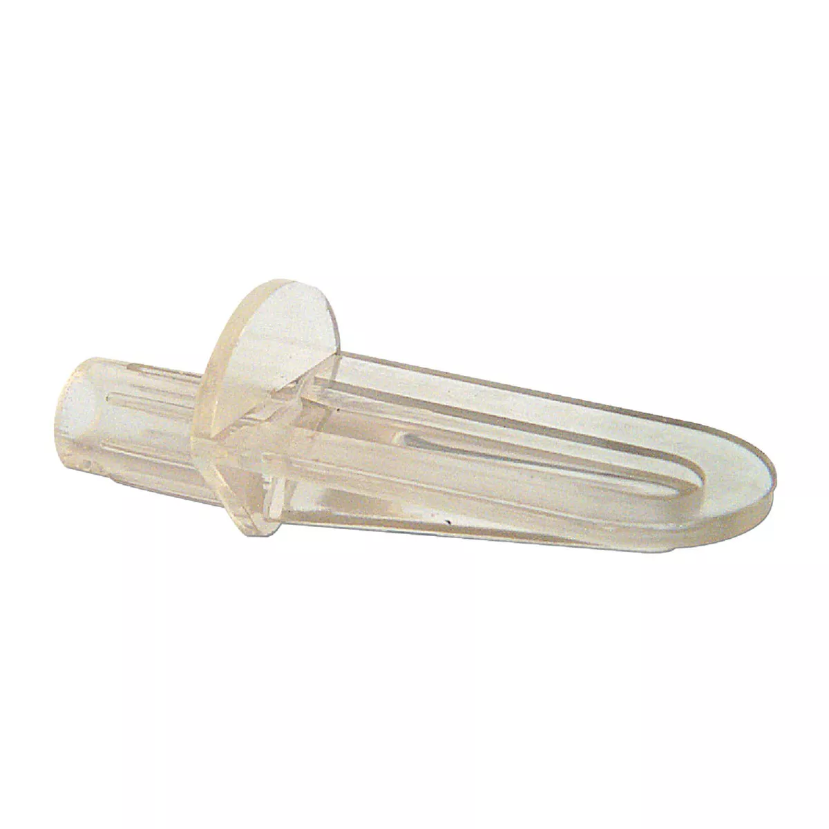 Prime-Line 1/4 In. Dia. x 1-3/8 In. L. Clear Butyrate Shelf Support (12-Count) - photo 3