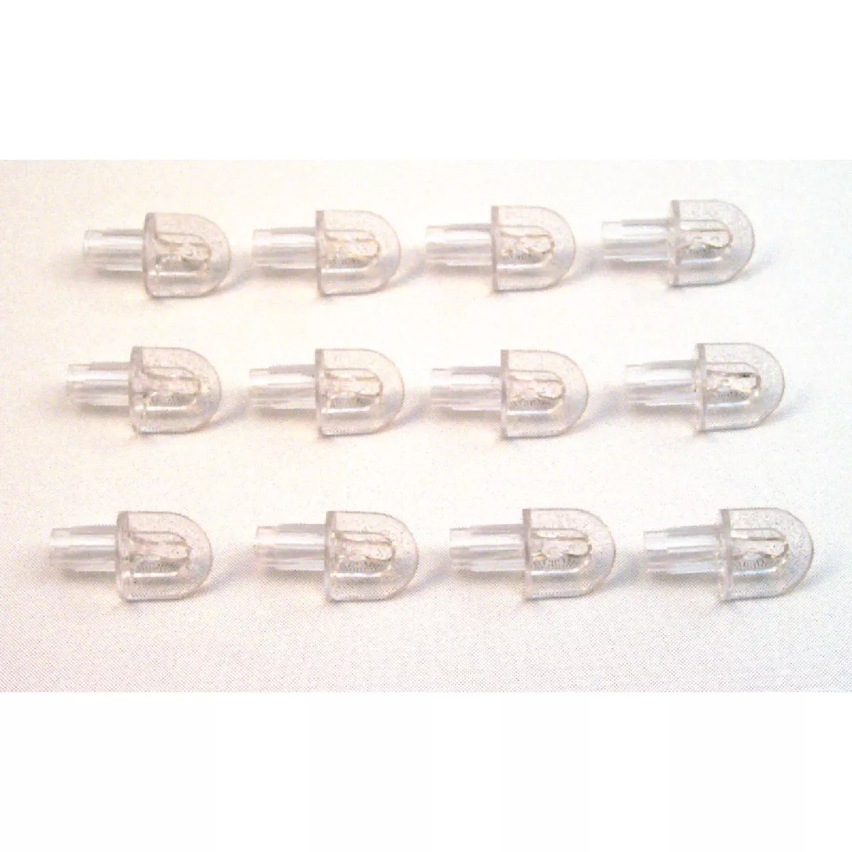 Prime-Line 1/4 In. Dia. x 11/16 In. L. Clear Butyrate Shelf Support (8 Count) - photo 2