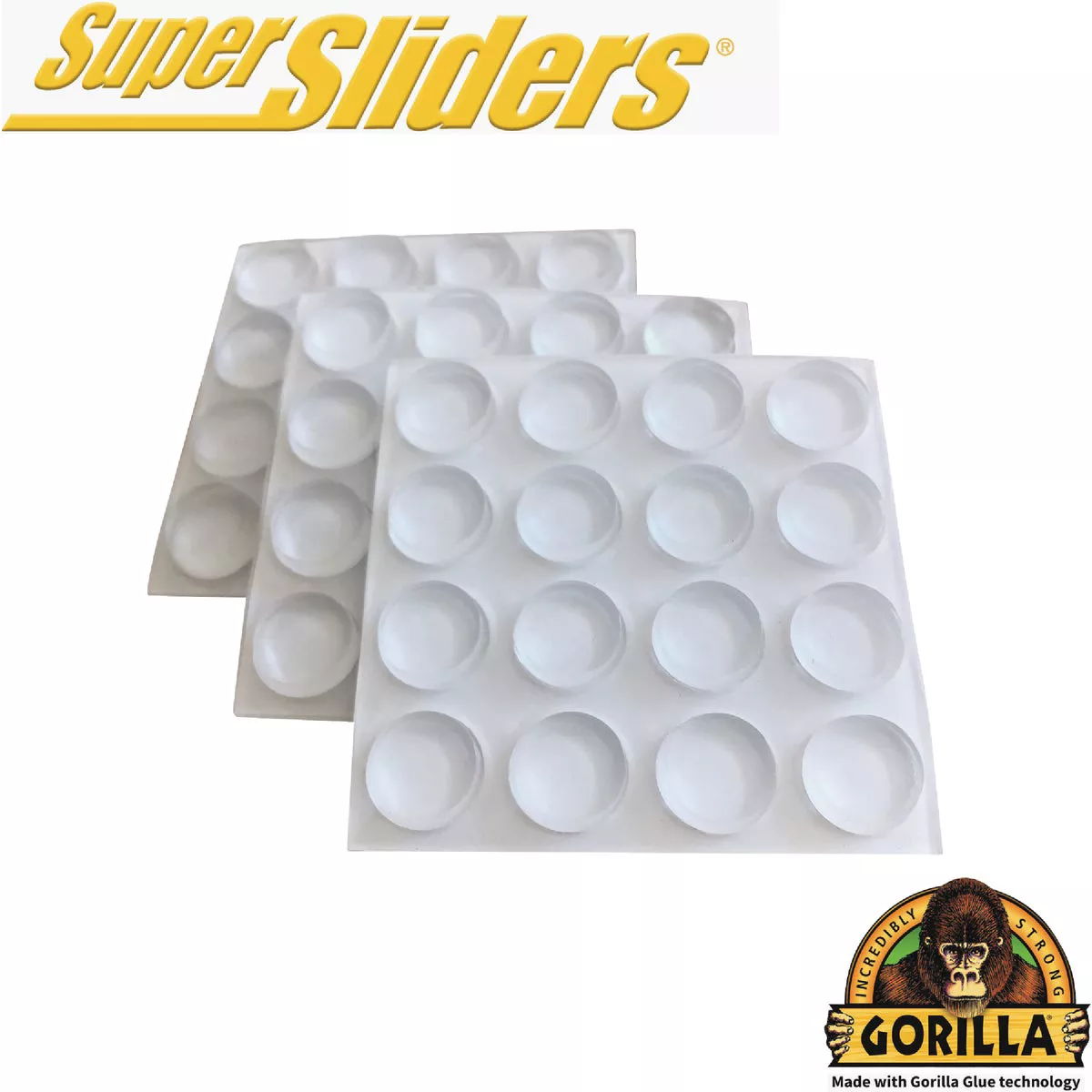 Gorilla Super Sliders 1/2 In. Bumper (48-Piece)