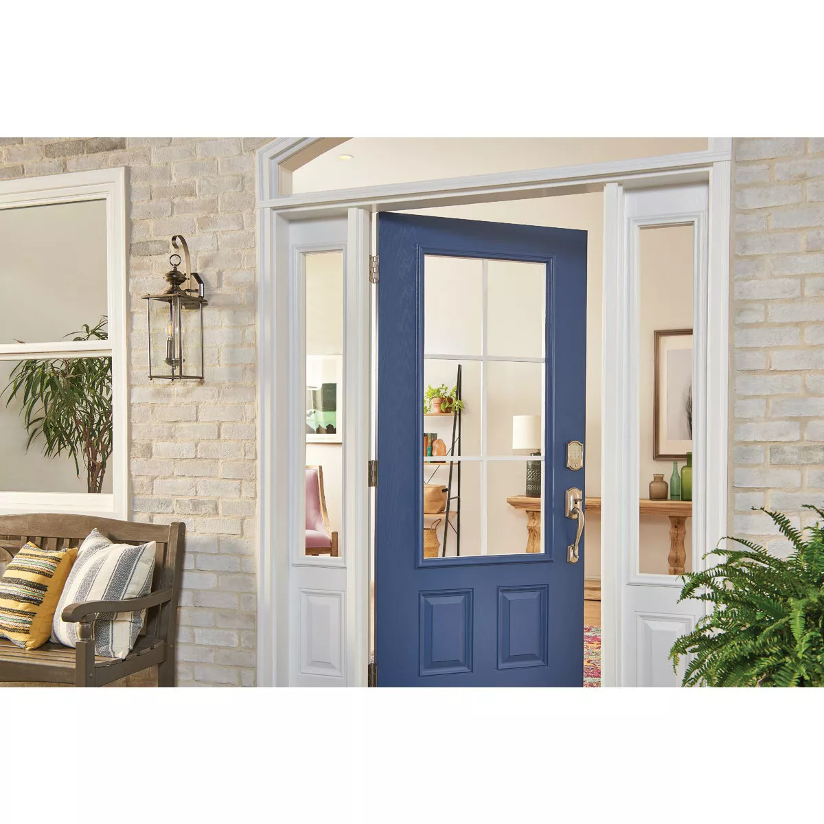 Schlage Encode Smart WiFi Satin Nickel Deadbolt with Camelot Trim - photo 2