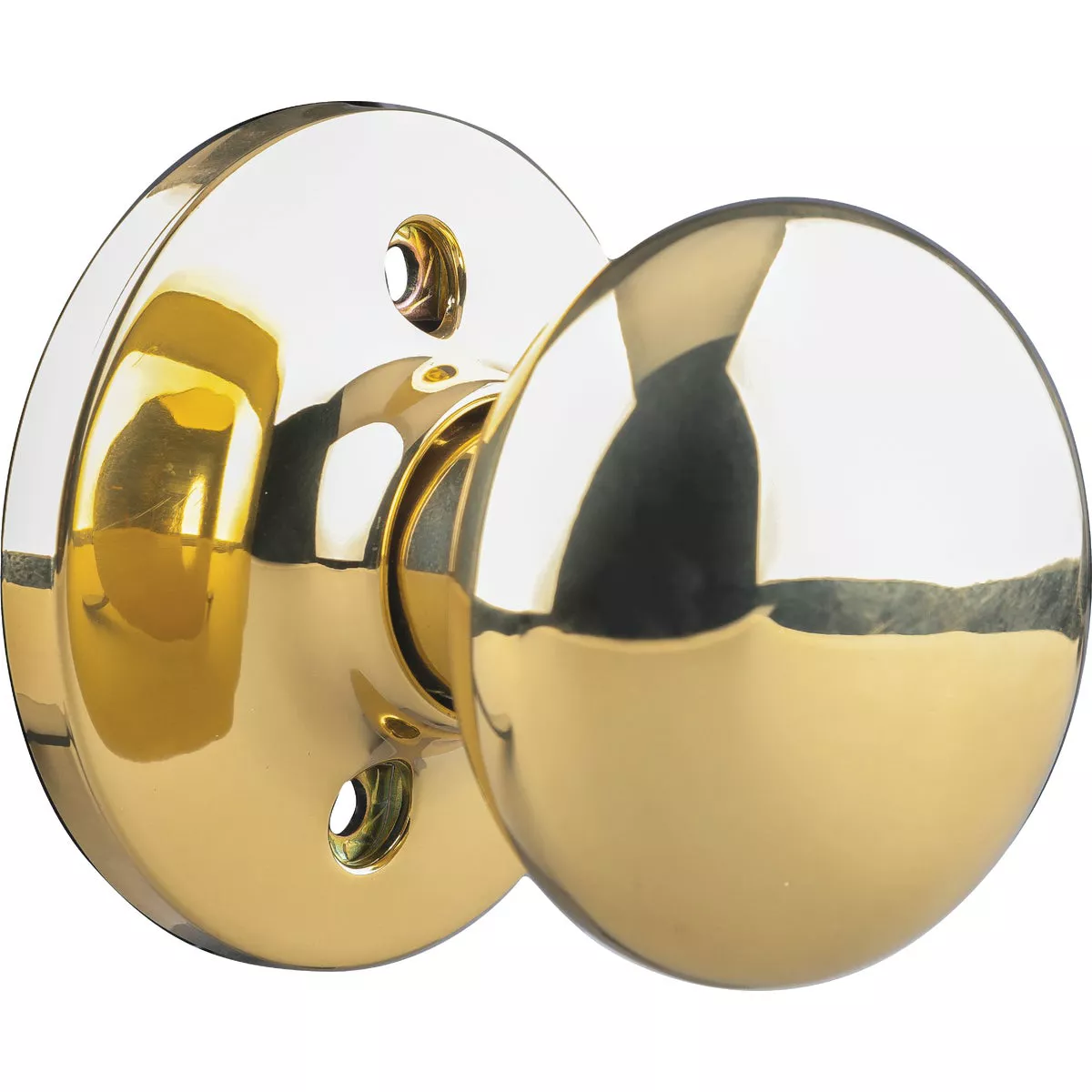 Steel Pro Polished Brass Dummy Door Knob