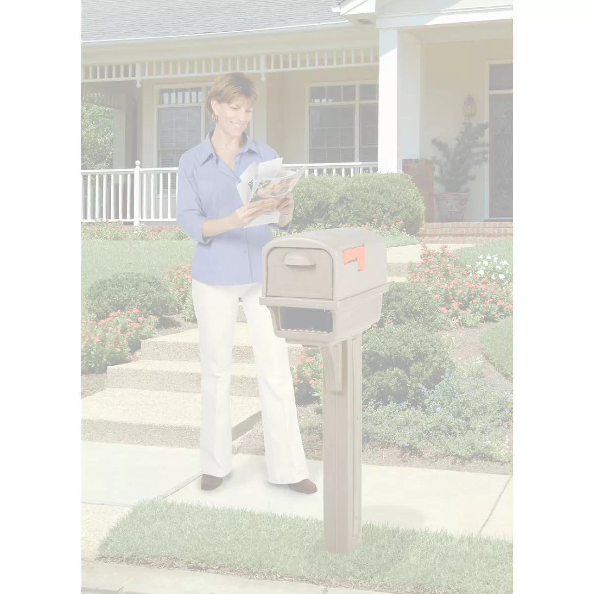 Gibraltar Gentry Mocha Mailbox & Post - photo 4
