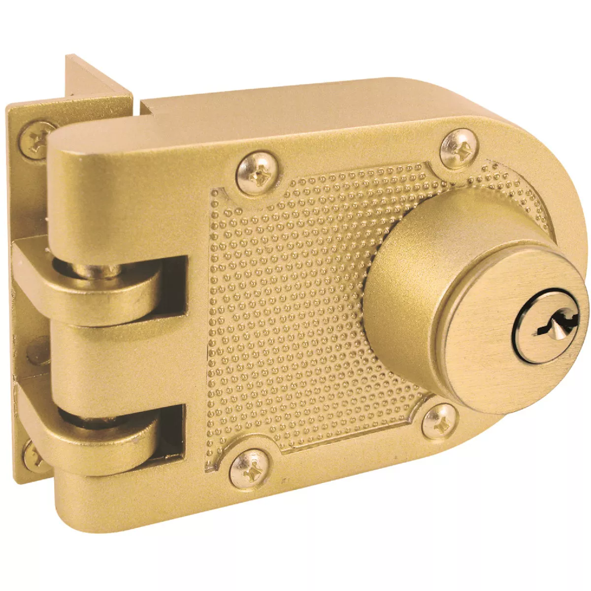 Defender Security Brass Double Cylinder Single Rim Deadlock, Jimmy-Resistant - photo 2