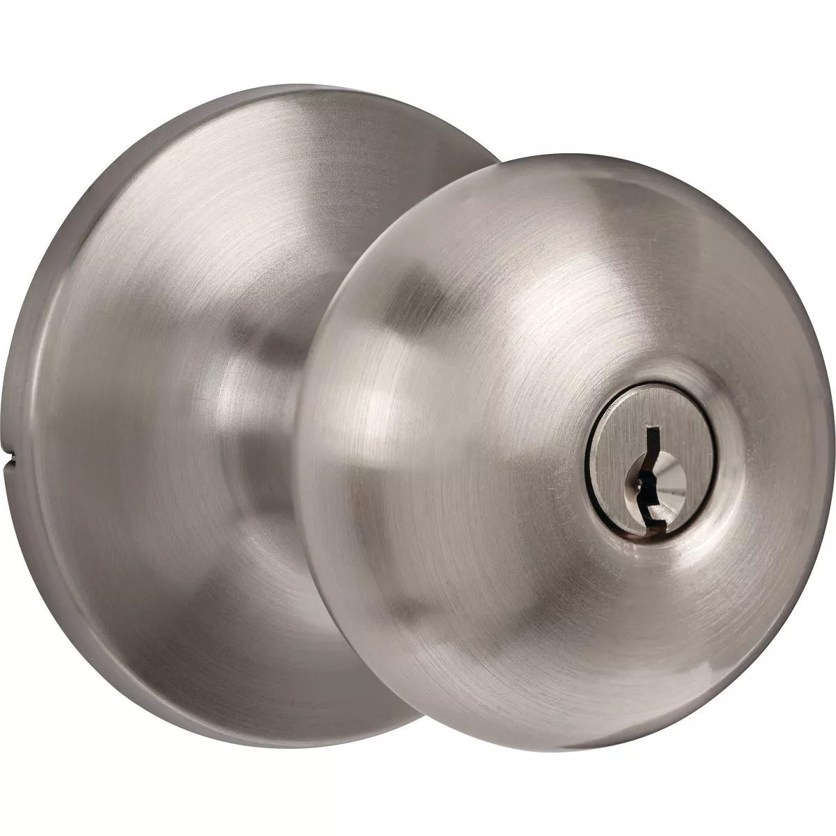 Steel Pro Brushed Nickel Entry Door Knob