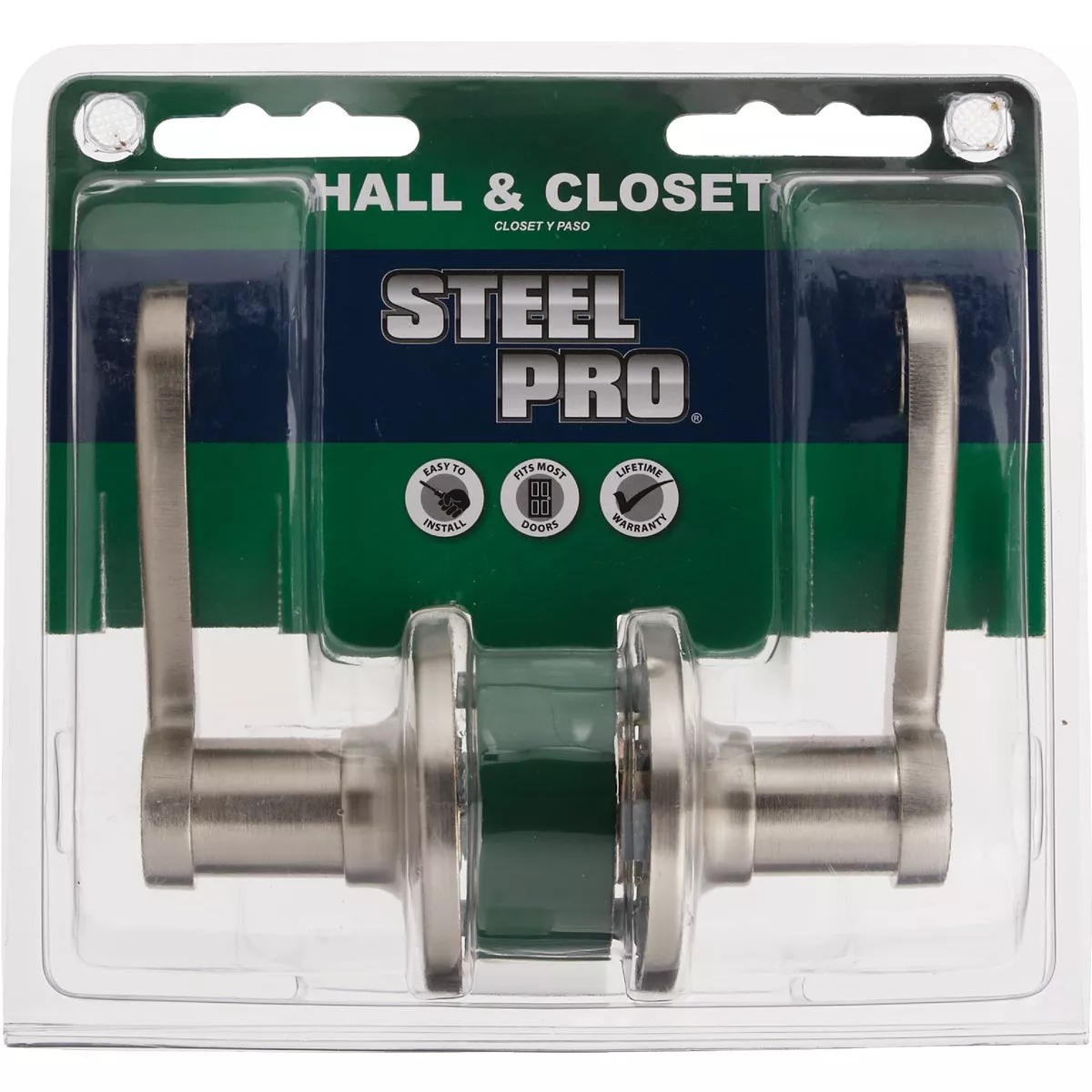 Steel Pro Brushed Nickel Passage Door Lever - photo 2
