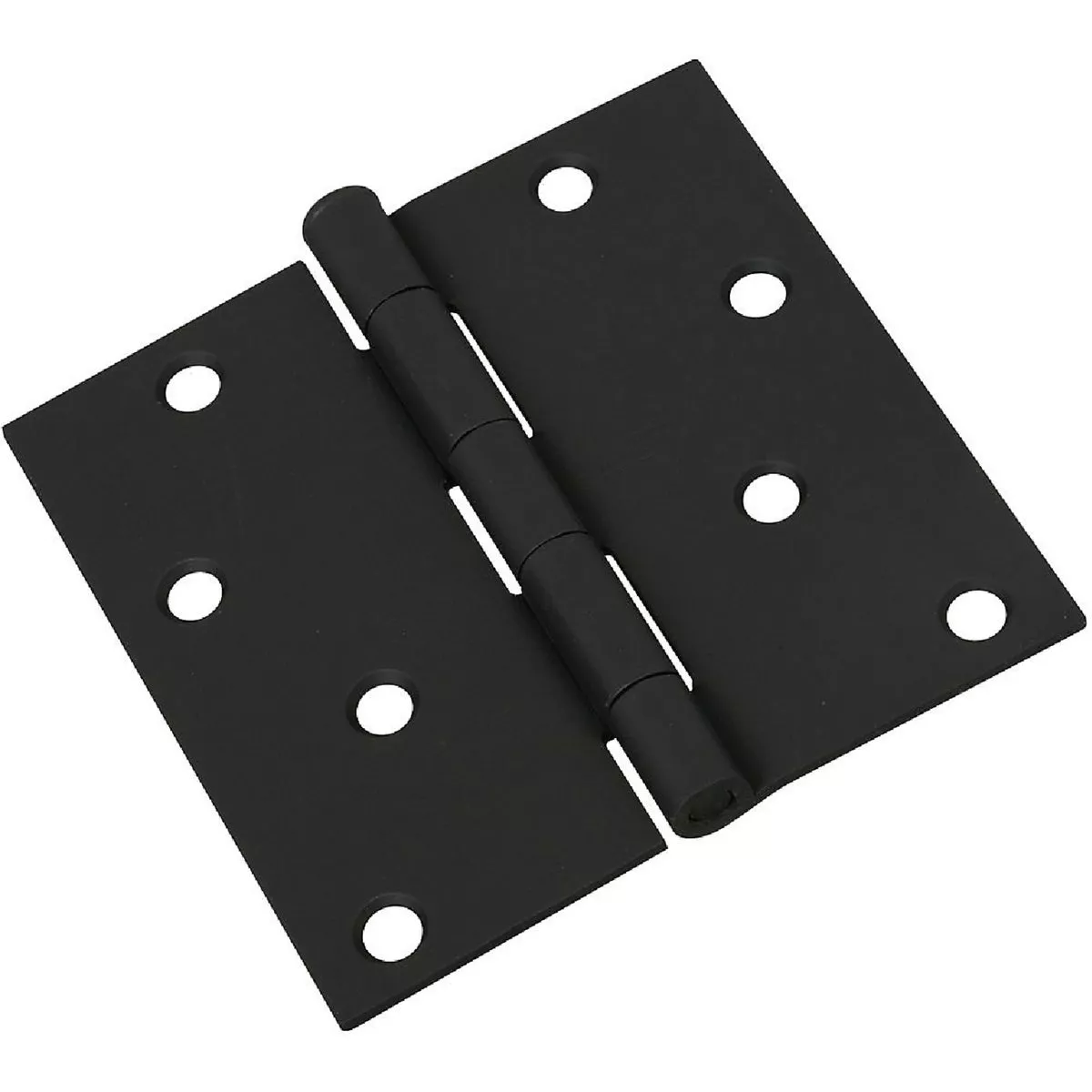 National Hardware 4 In. Square Black Door Hinge