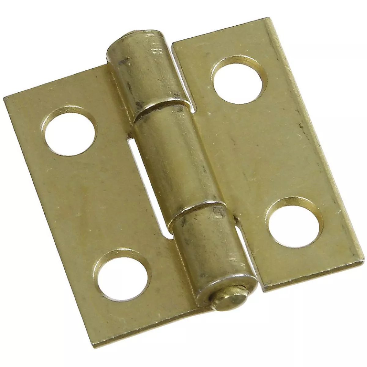 National Hardware 1 In. Brass Tight-Pin Narrow Hinge (2 Count)