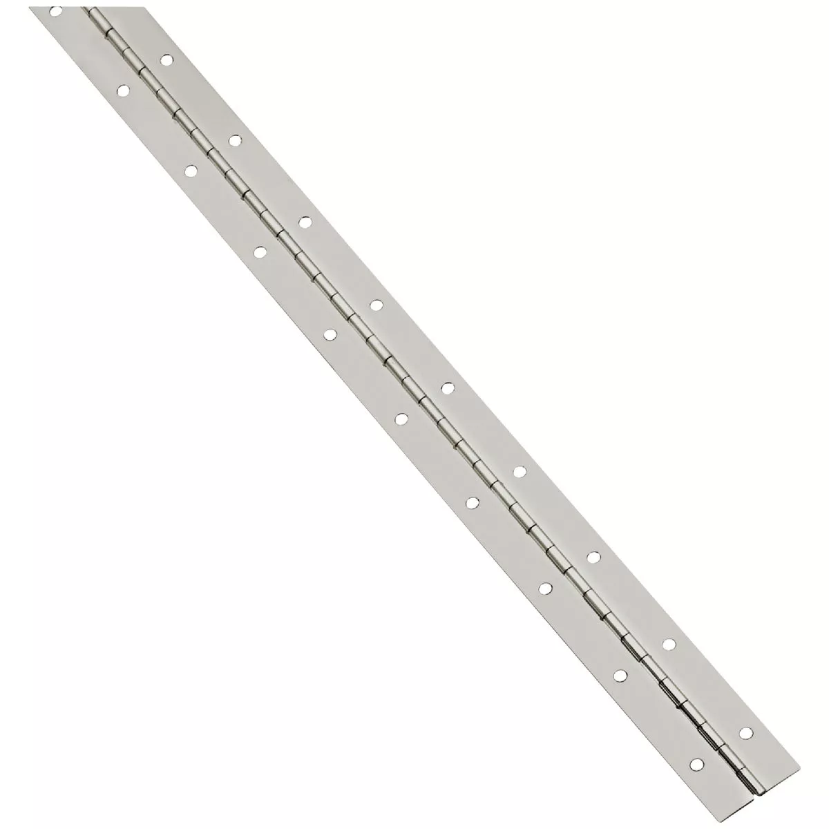 National Hardware Steel 1-1/16 In. x 30 In. Nickel Continuous Hinge