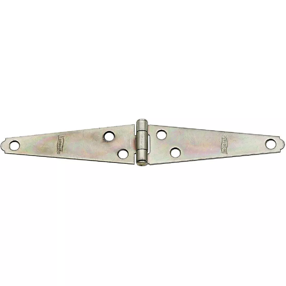 National 4 In. Zinc Light Strap Hinge