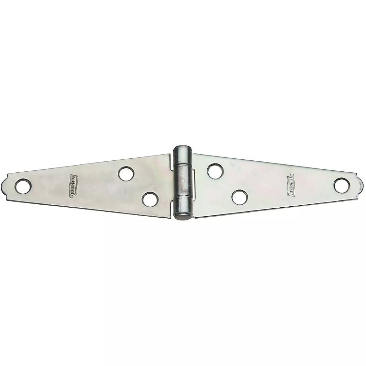 National Hardware 3 In. Zinc Light Strap Hinge (2-Pack)