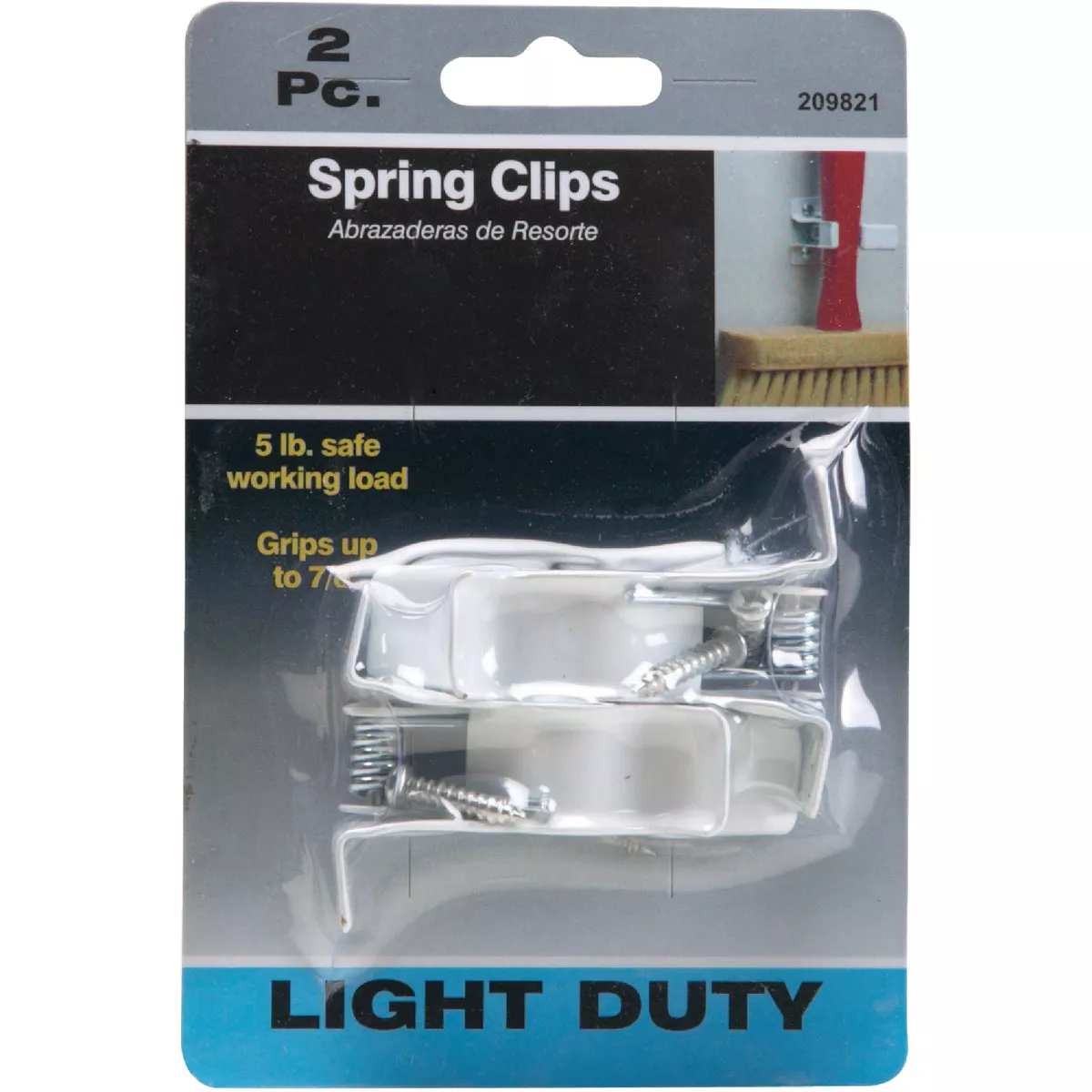 Rust-Resistant 7/8 In. Spring Clip Hook (2-Pack) - photo 2