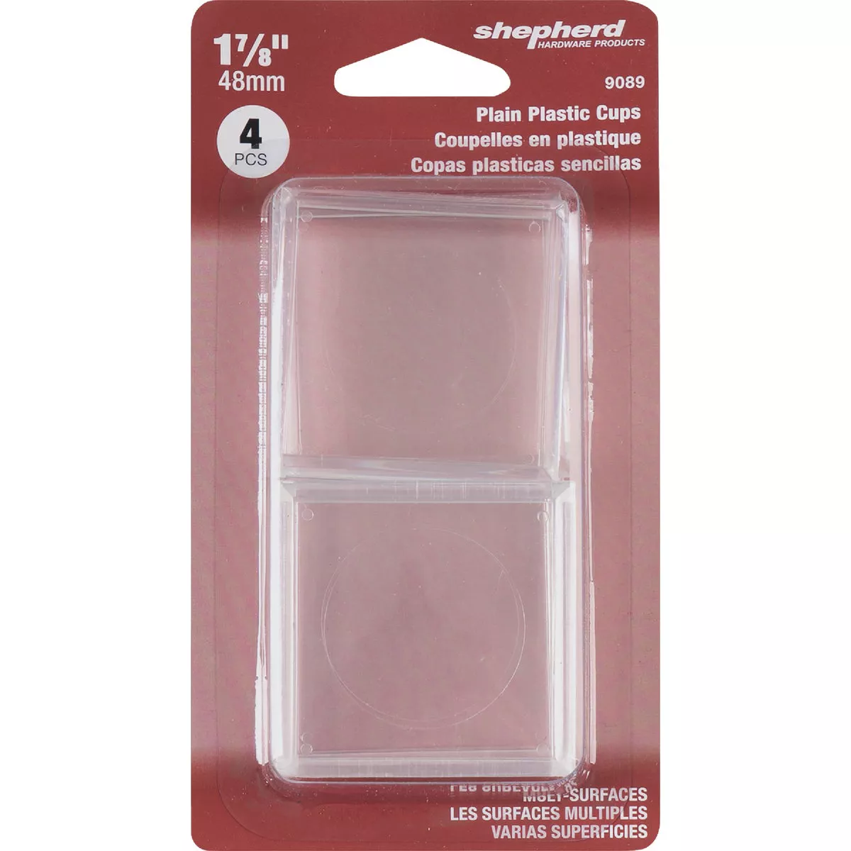 Shepherd Hardware 1-7/8 In. Square Plastic Cup (4-Pack) - photo 2