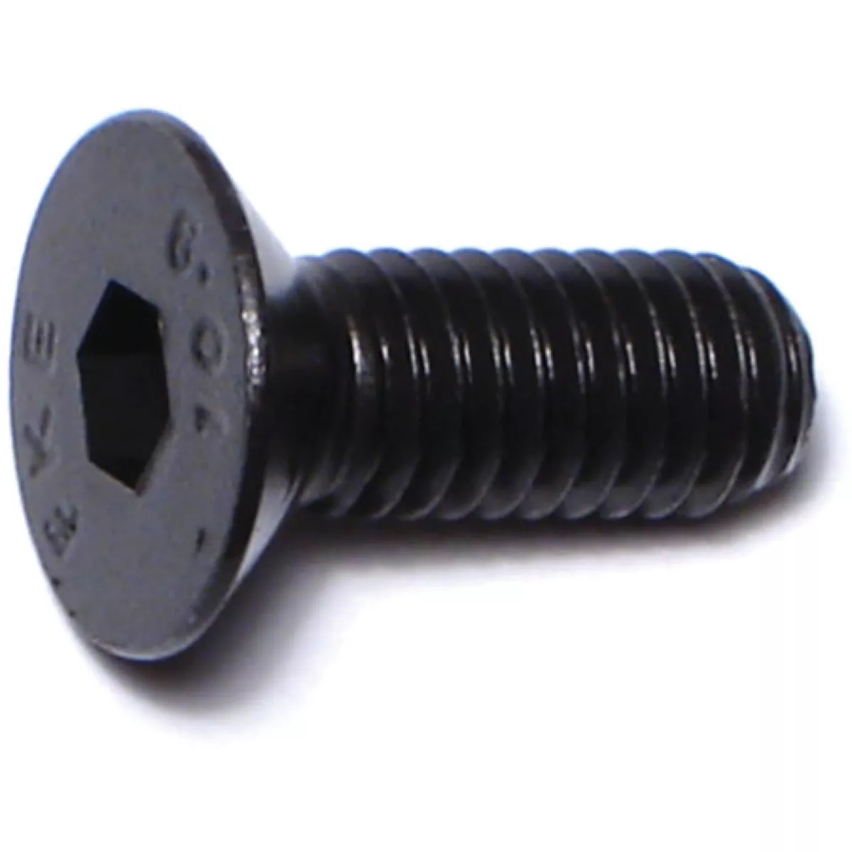 Midwest Fastener 6mm-1.0 x 16mm Black Oxide Class 10.9 Steel Coarse Thread Flat Head Hex Socket Cap Screws