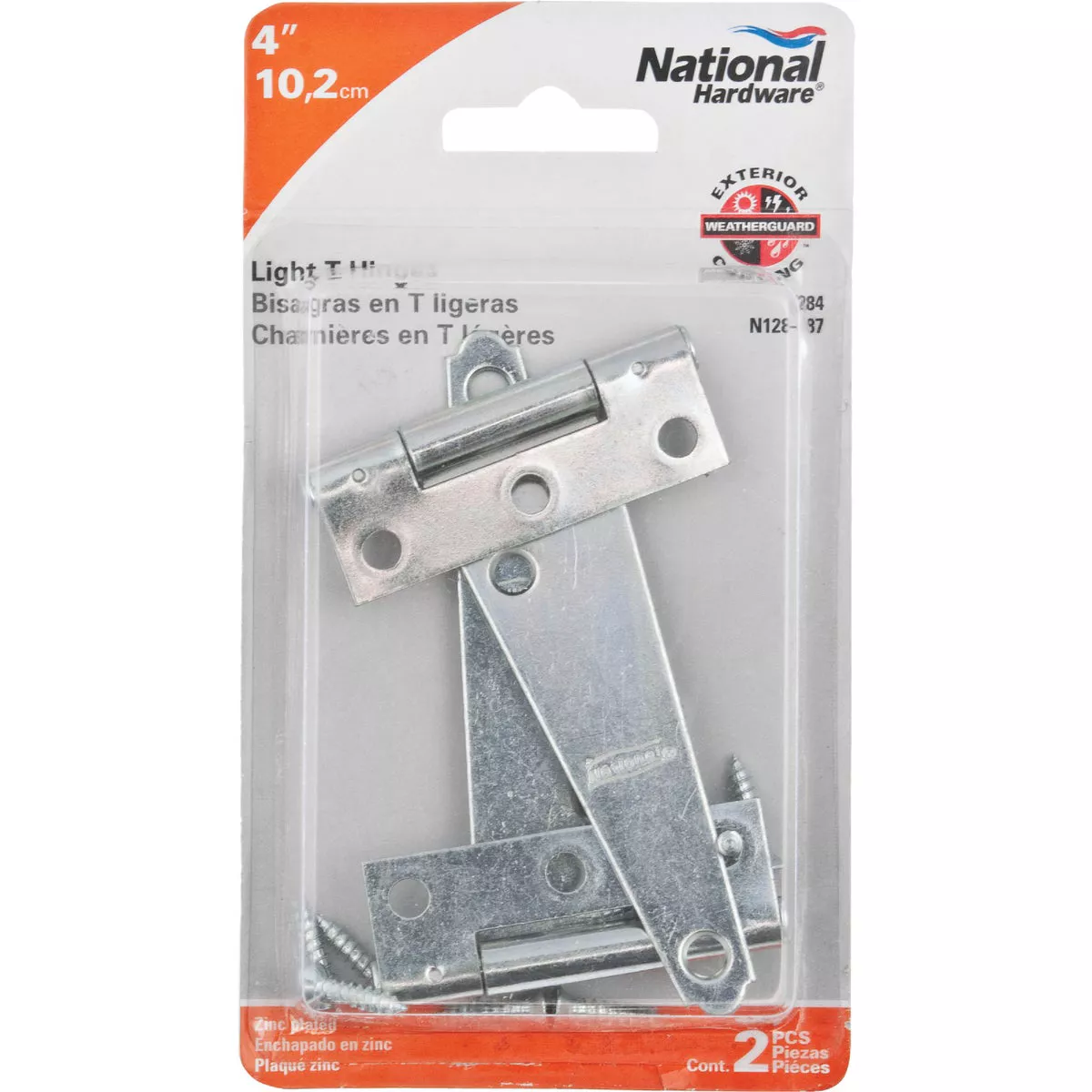 National Hardware 4 In. Light Duty T-Hinge With Screw (2 Count) - photo 2