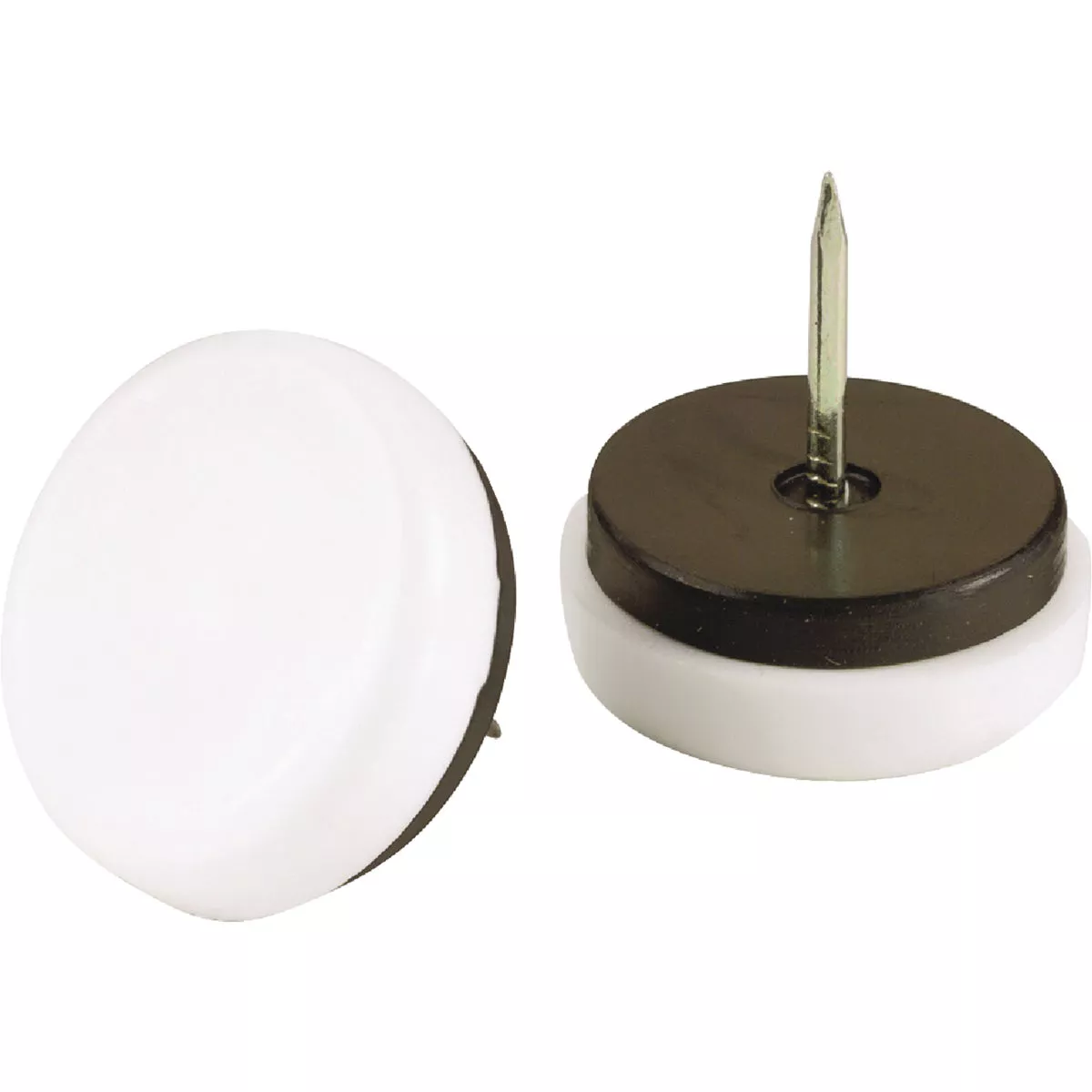 Do it 3/4 In. Round Nail on Furniture Glide with Rubber Cushion (4-Pack)