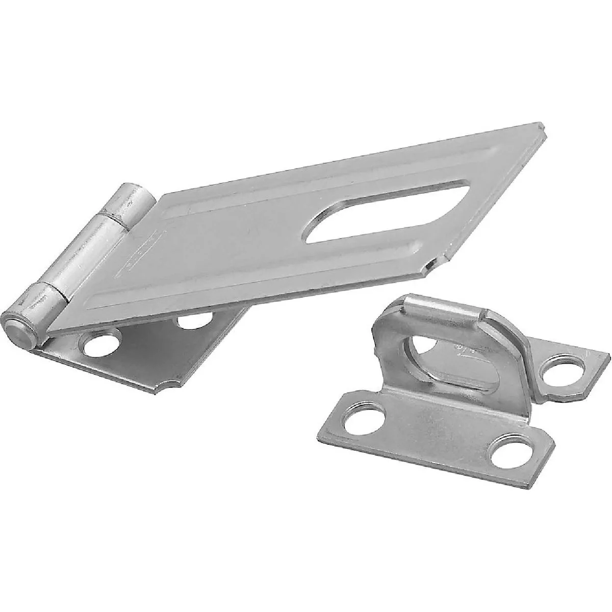 National Hardware 4-1/2 In. Zinc Non-Swivel Safety Hasp
