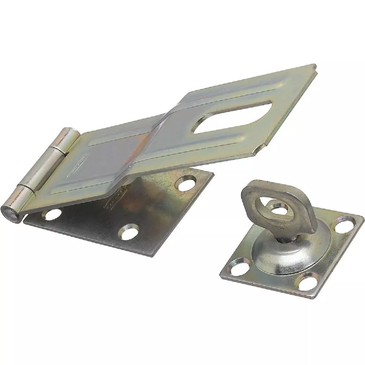National Hardware 6 In. Zinc Swivel Safety Hasp