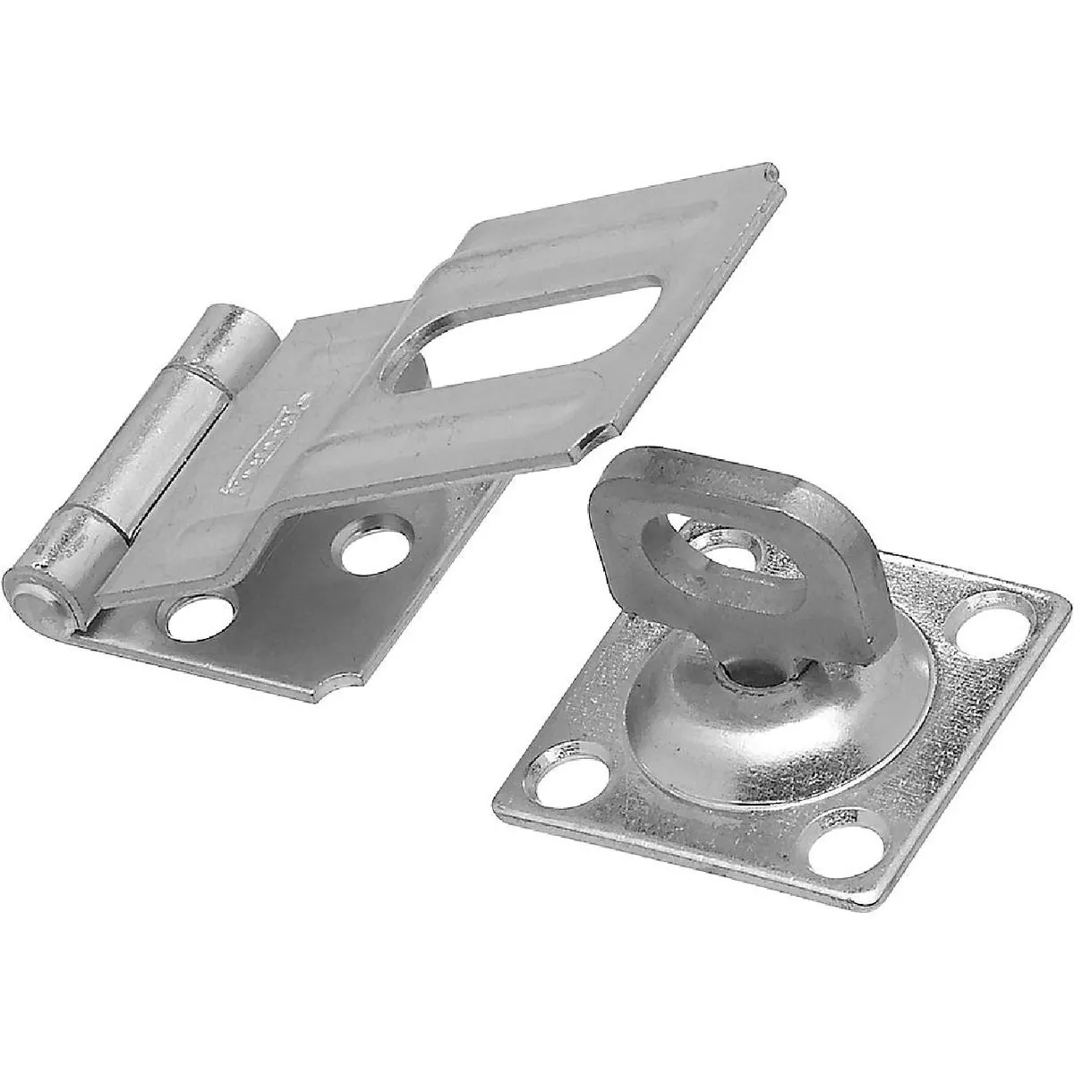 National Hardware 3-1/4 In. Zinc Swivel Safety Hasp