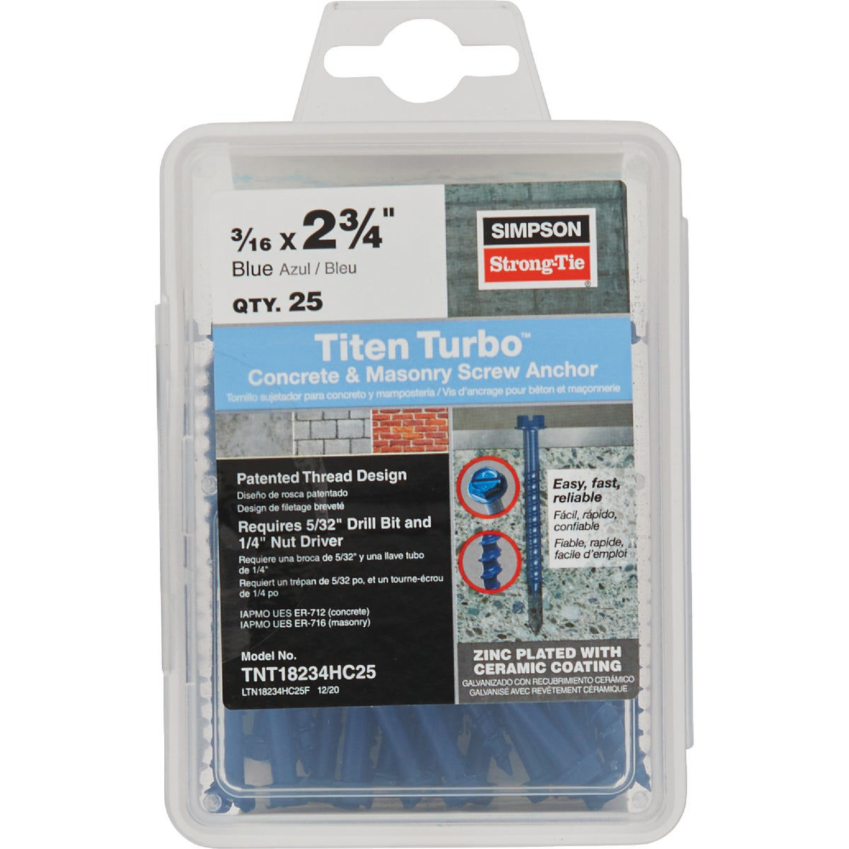 simpson strong tie titen turbo