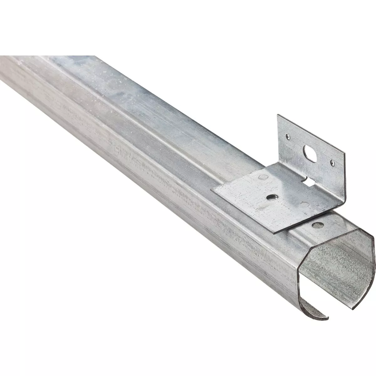 National Hardware 10 Ft. Galvanized Face Mount Round Rail Barn Door ...