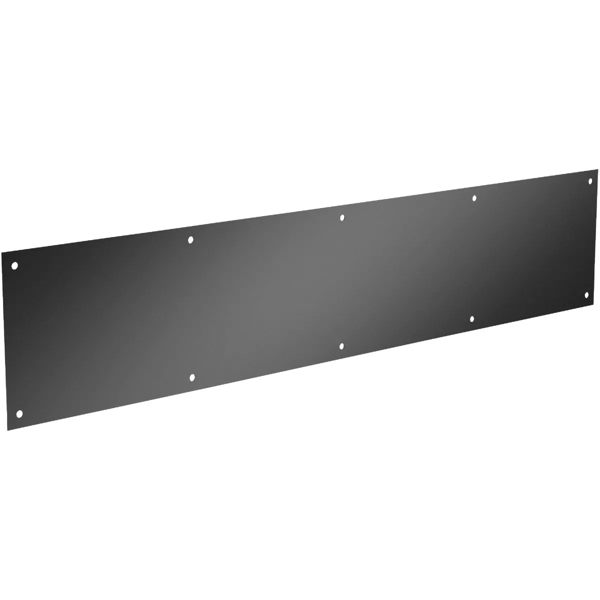 National Hardware 6 In. x 30 In. Matte Black Kickplate