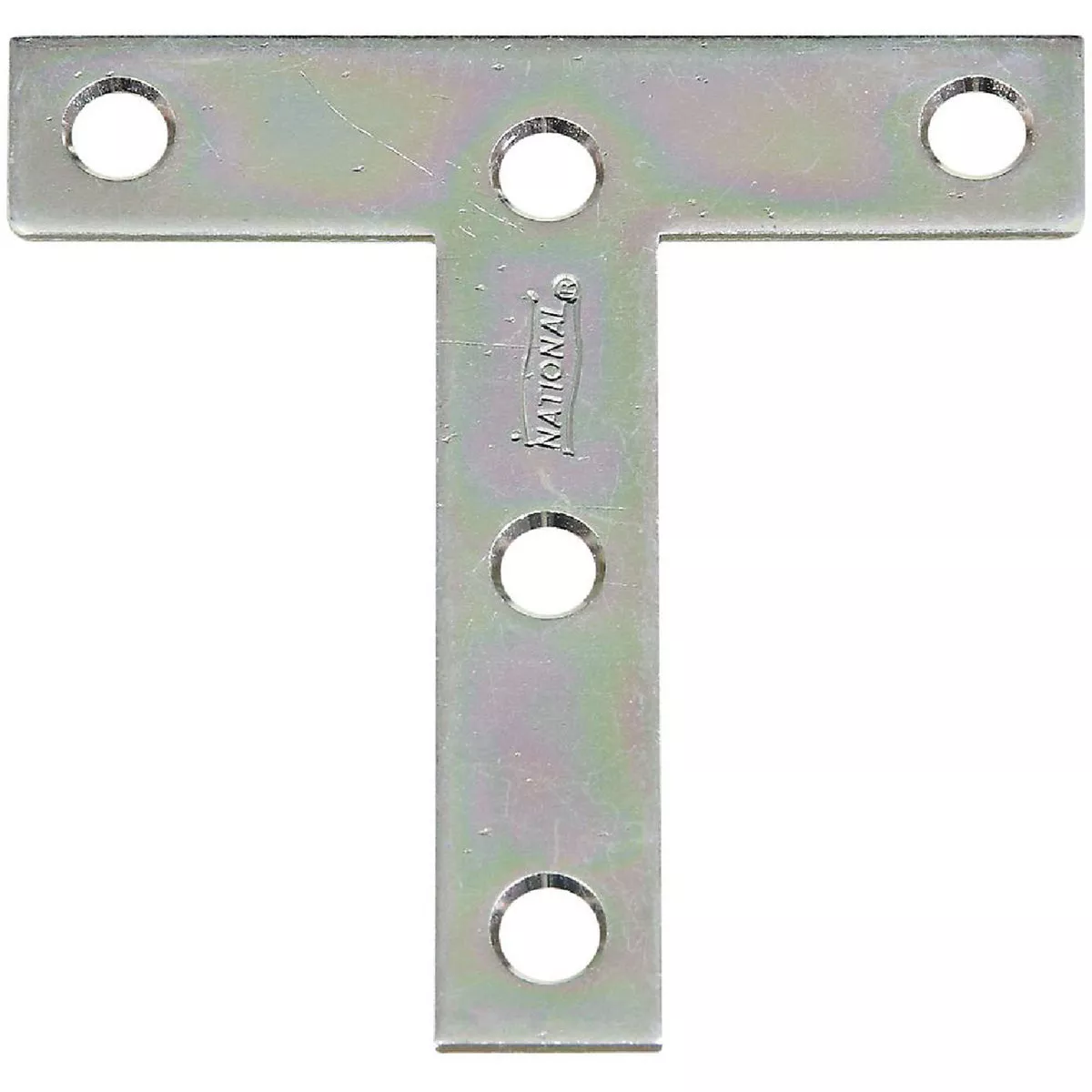 National Hardware 3 In. x 3 In. Zinc T-Plate