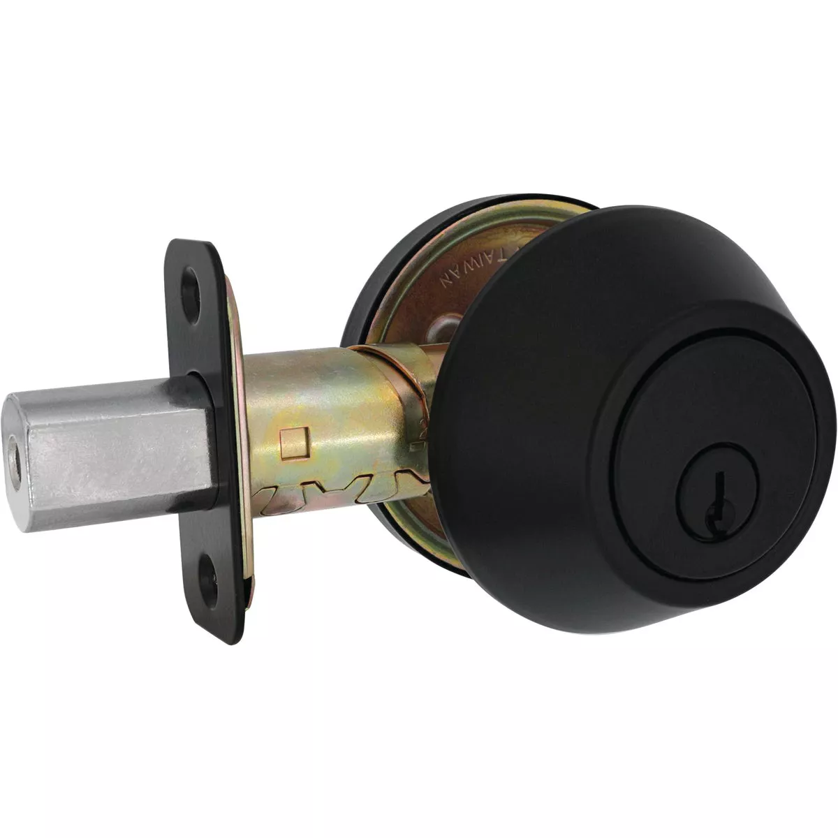 Steel Pro Matte Black Tulip Deadbolt & Door Knob Entry Combo (2-Pack) - photo 4