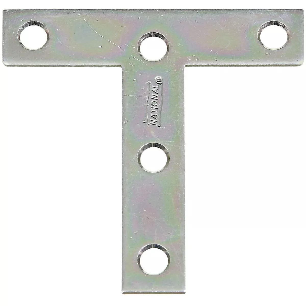 National Hardware 3 In. x 3 In. Zinc T-Plate (2-Pack)
