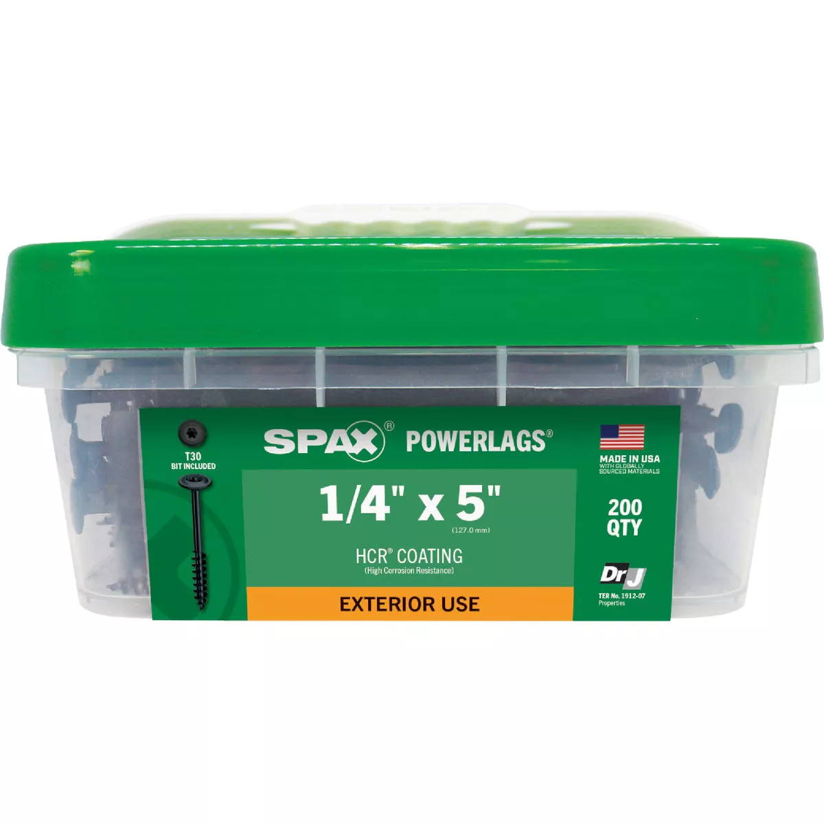 SPAX Powerlag 1/4 In. x 5 In. T30 Washer Head HCR (Exterior Rated) Lag Screw (200 Ct.) - photo 6