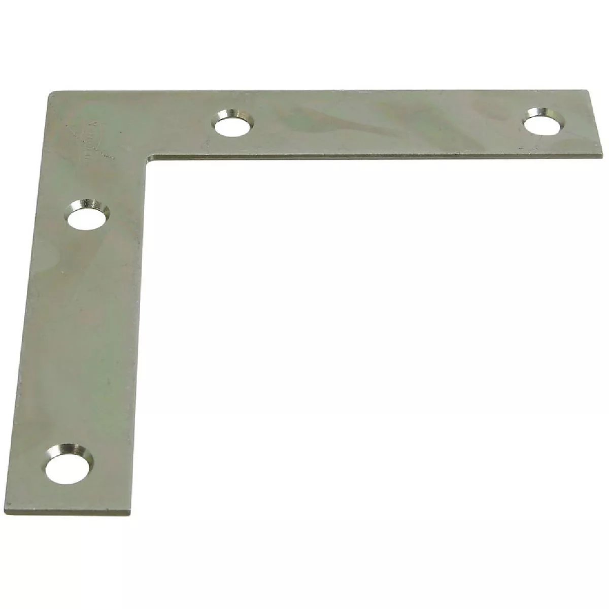 National Hardware 4 In. x 3/4 In. Zinc Flat Corner Iron