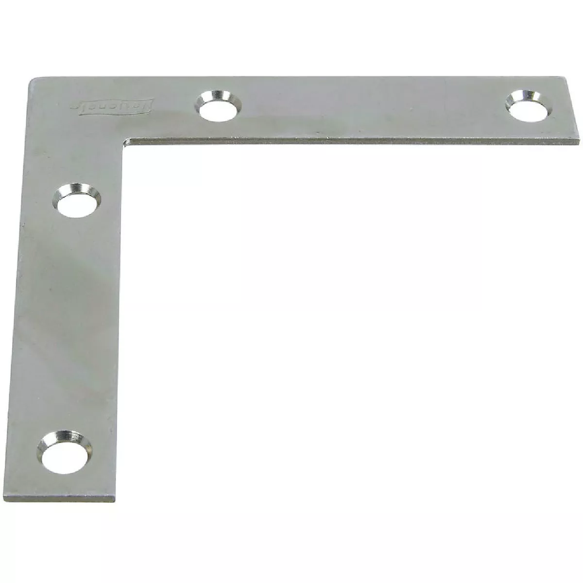 National Hardware 3-1/2 In. x 5/8 In. Zinc Flat Corner Iron (4-Count)