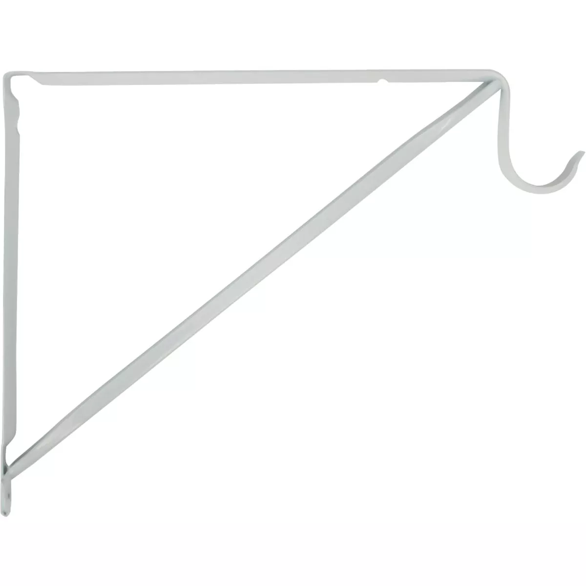 John Sterling Closet-Pro 10 In. H. x 11 In. D. Fixed Closet Shelf & Rod Bracket, White - photo 2
