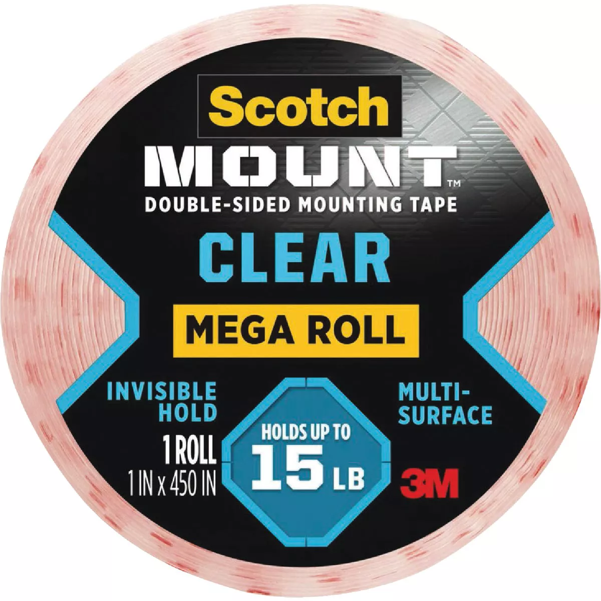 Scotch-Mount 1 In. x 450 In. Clear Double-Sided Mounting Tape Mega Roll - photo 7