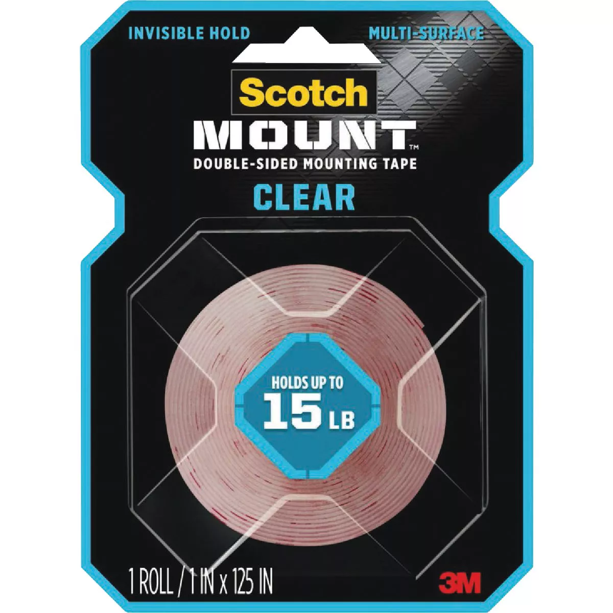 Scotch-Mount 1 In. x 125 In. Clear Double-Sided Mounting Tape - photo 7