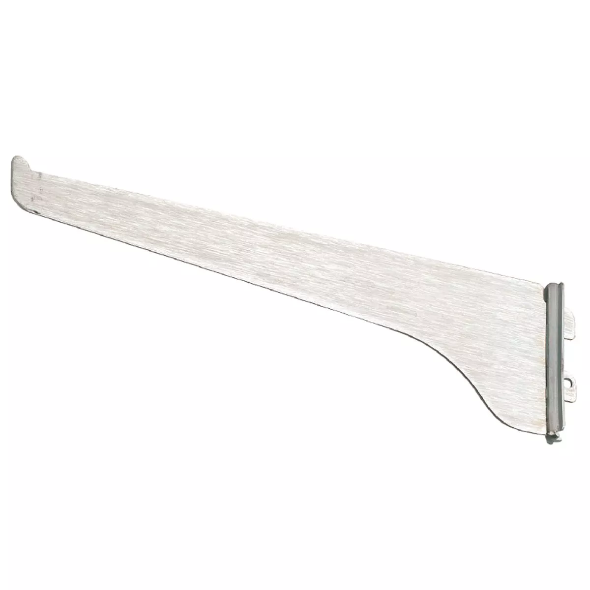 Knape & Vogt 180 Series 8 In. Anochrome Steel Regular-Duty Single-Slot Shelf Bracket