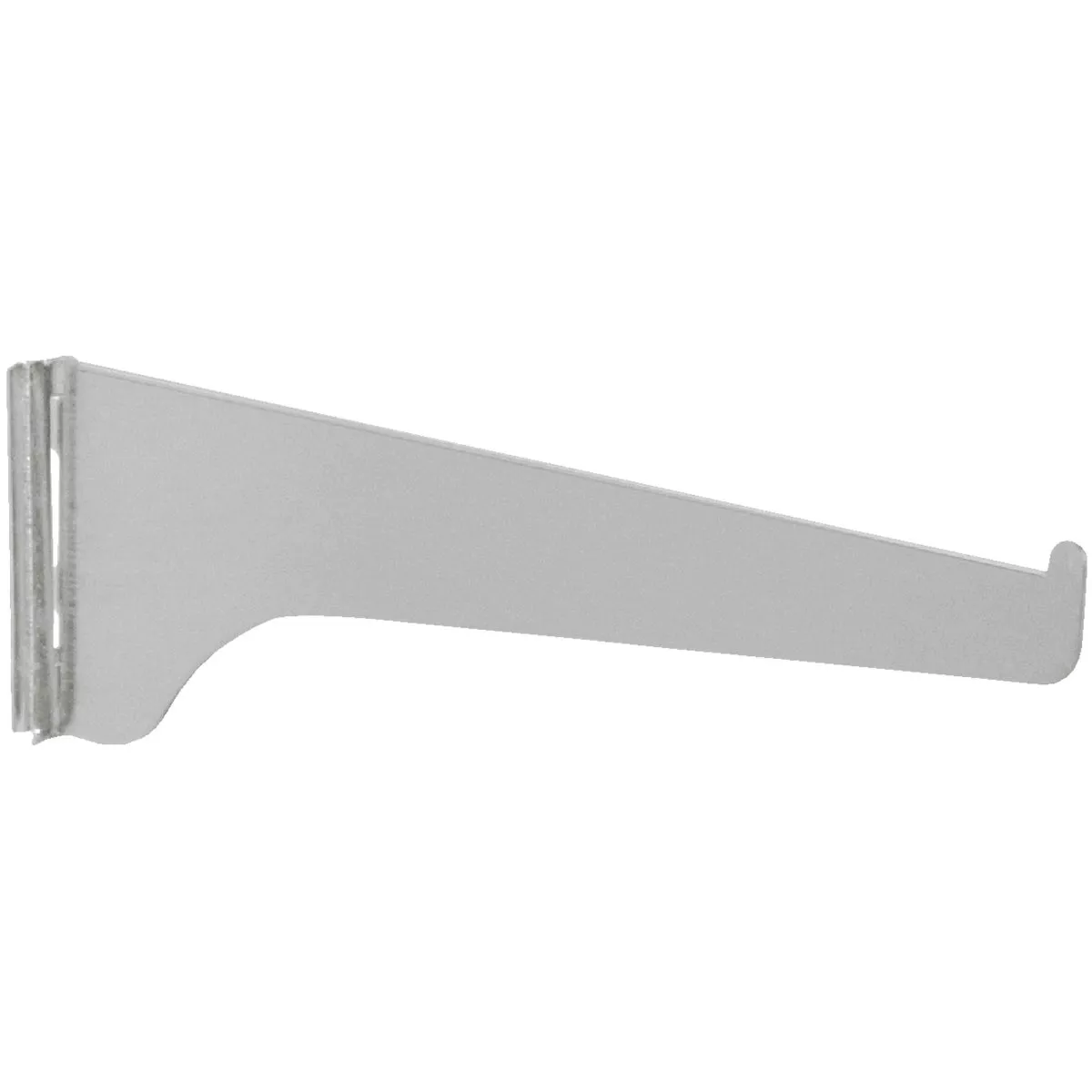 Knape & Vogt 180 Series 18 In. Anochrome Steel Regular-Duty Single-Slot Shelf Bracket