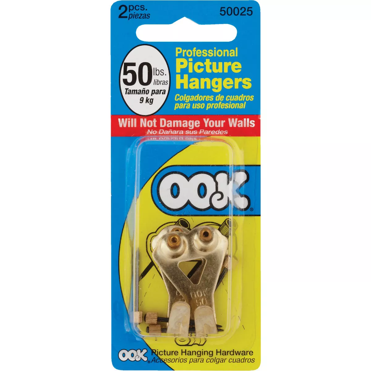 Hillman OOK 50 Lb. Capacity Shield Picture Hanger (2 Count) - photo 2
