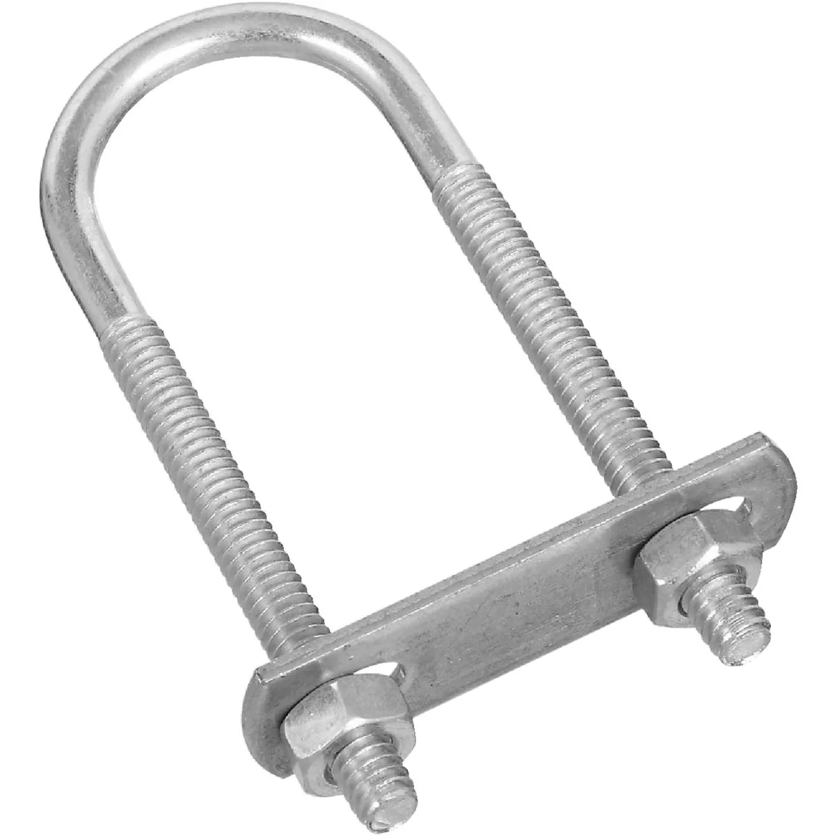 National Hardware 1/4 In. x 1-1/8 In. x 3-1/2 In. Zinc Round U Bolt