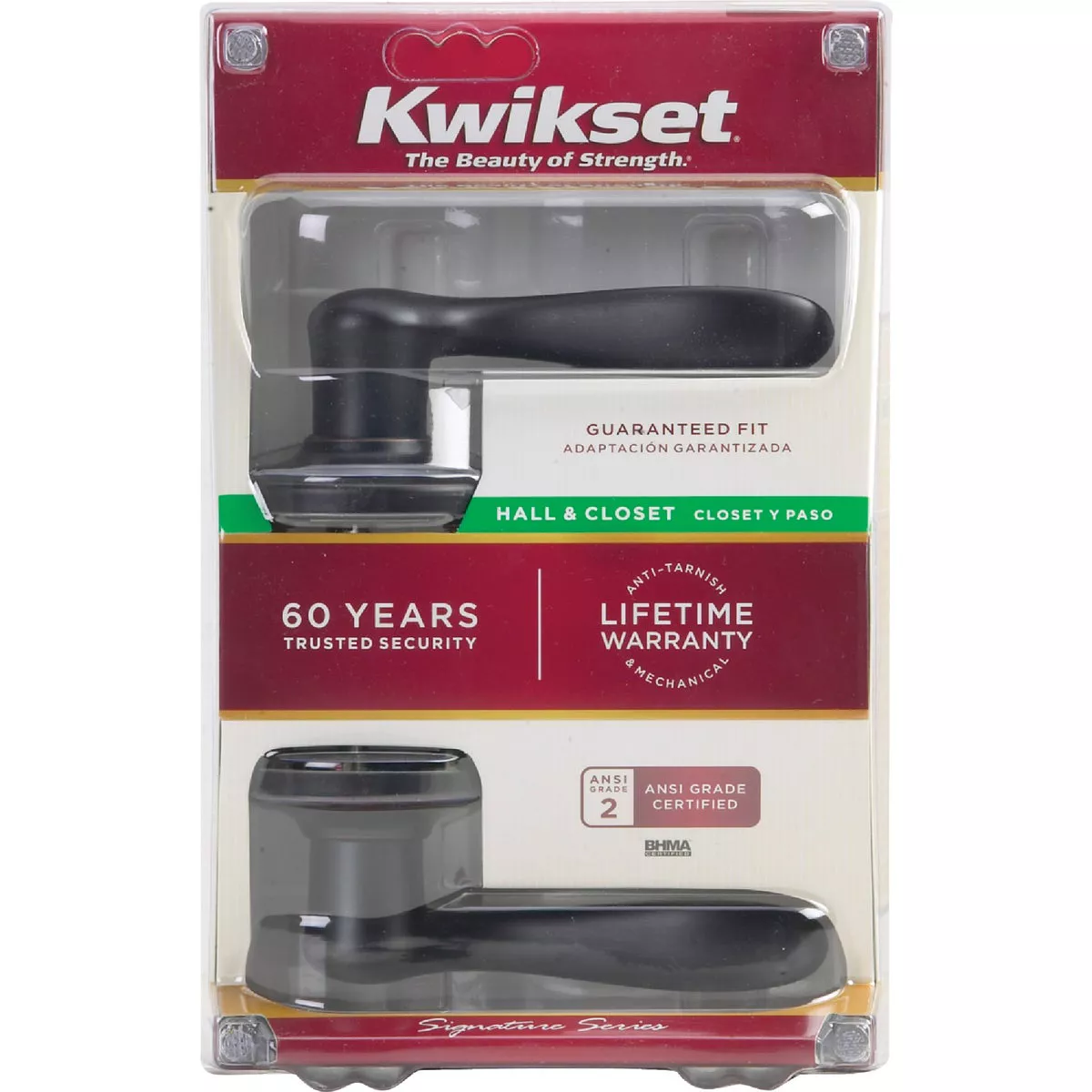 Kwikset Signature Series Venetian Bronze Tustin Passage Door Lever - photo 4