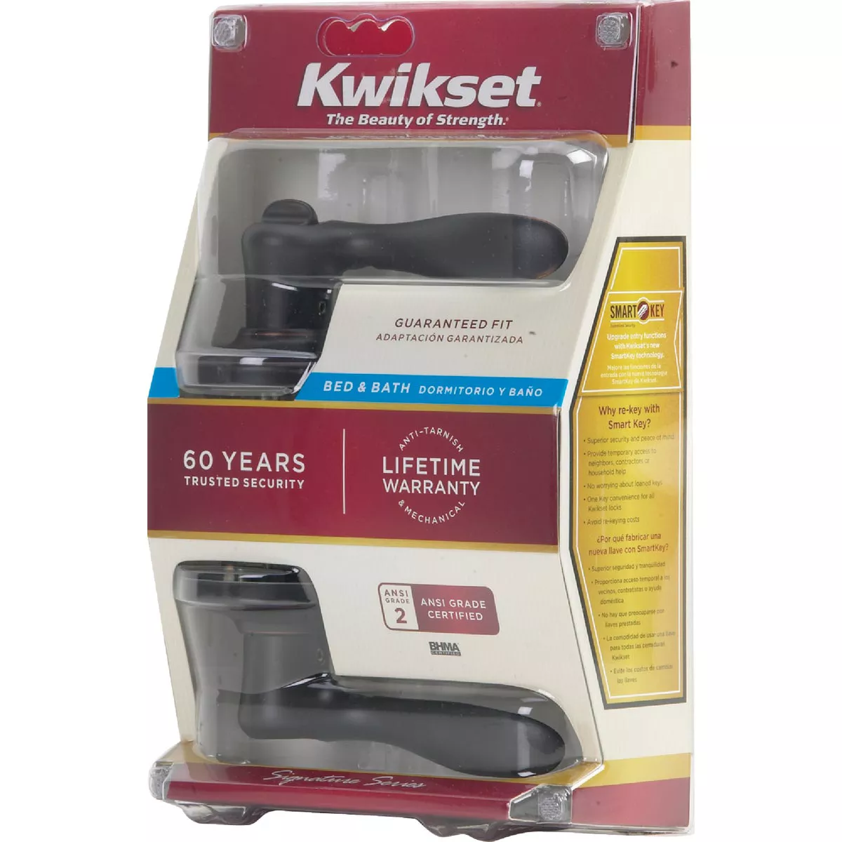 Kwikset Signature Series Venetian Bronze Tustin Privacy Door Lever - photo 3