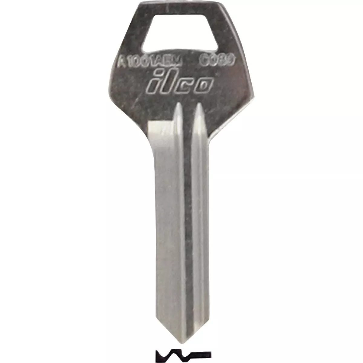 ILCO Corbin Nickel Plated House Key, CO89 / A1001ABM (10-Pack)