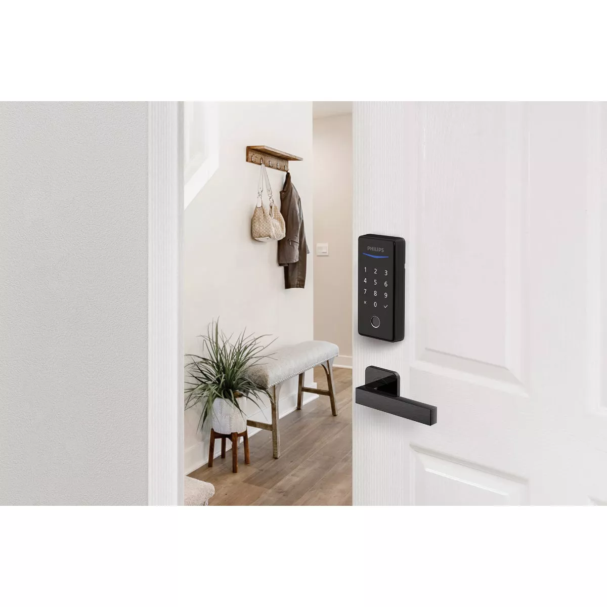 Philips Keyless Smart Lock Electronic Deadbolt, Matte Black - photo 2